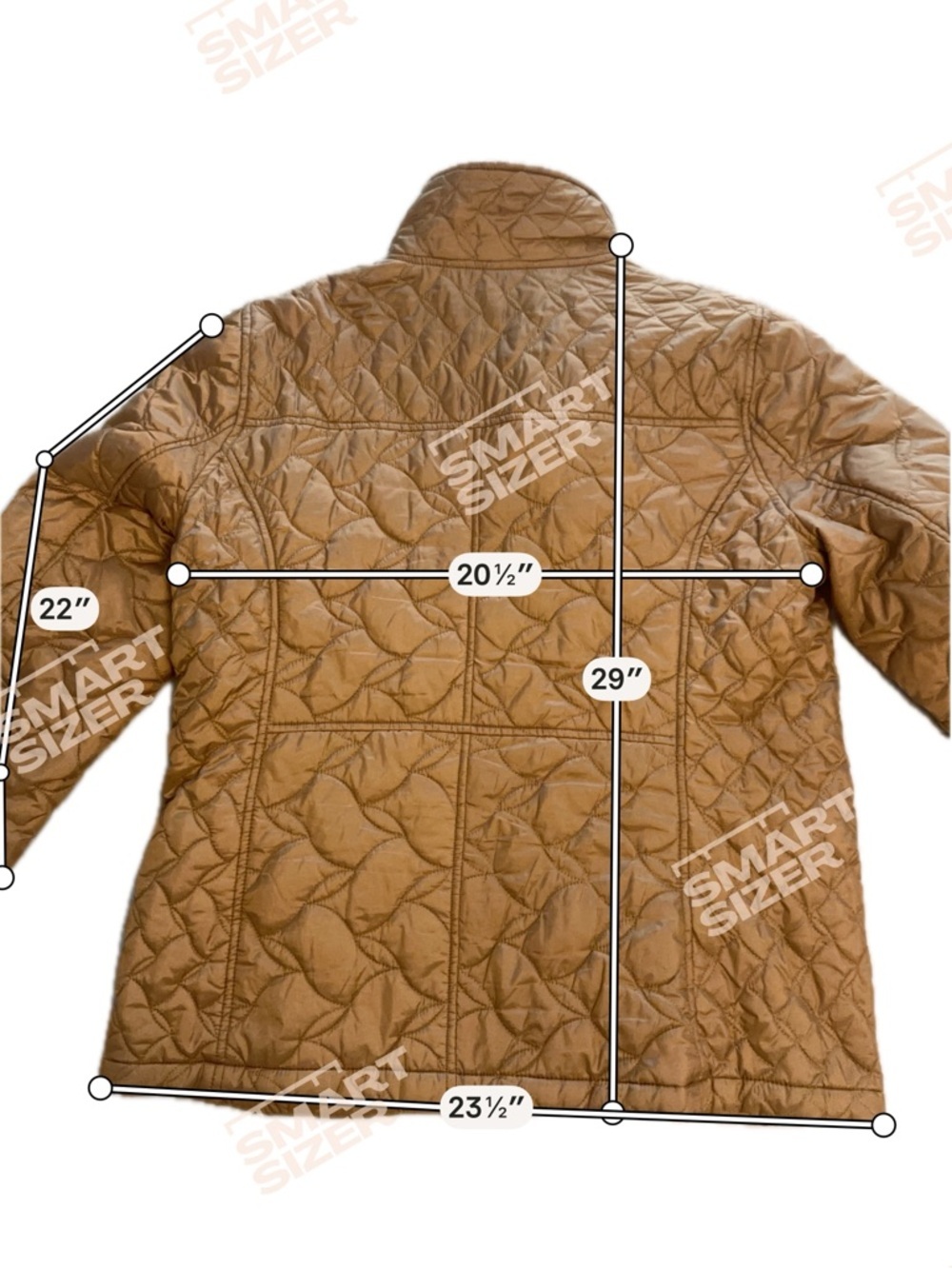 Lands' End Women's Jacket, Size Large, Brown - Picture 4 of 7
